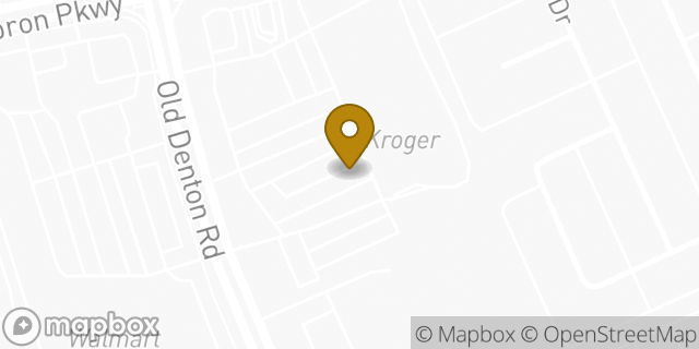 Map showing the location of ATM Kroger in Carrollton, TX 75007