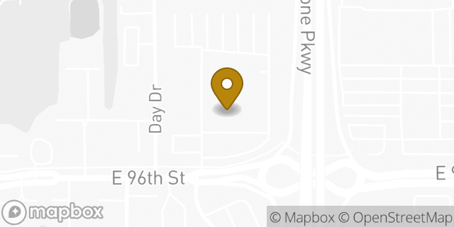 Map showing the location of Tom Wood Ford in Indianapolis, IN 46240