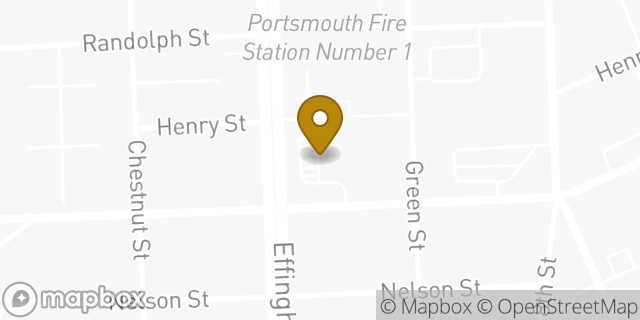 Map showing the location of ATM 7ELEVEN-FCTI in Portsmouth, VA 23704