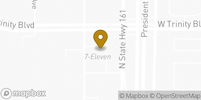 Map showing the location of Amazon Locker - Netbook in Grand Prairie, TX 75050
