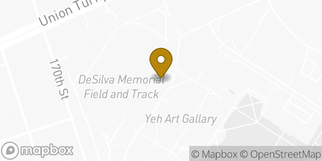 Map showing the location of Starbucks in Jamaica, NY 11432