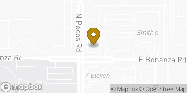 Map showing the location of McDonald's in Las Vegas, NV 89110