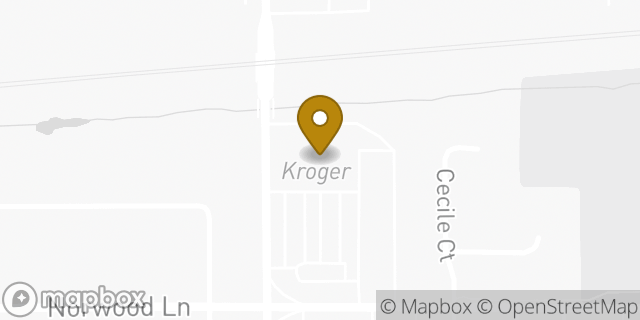 Map showing the location of ATM Kroger in Arlington, TX 76013