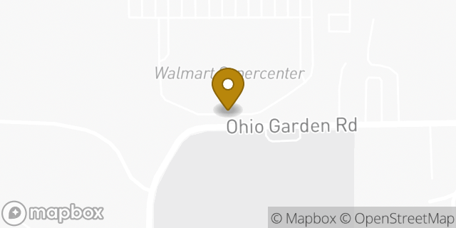 Map showing the location of Walmart in Fort Worth, TX 76114