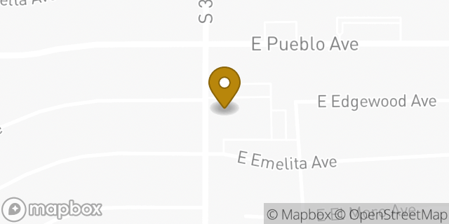 Map showing the location of The Church of Jesus Christ of Latter-day Saints in Mesa, AZ 85204