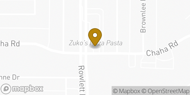 Map showing the location of Enterprise Rent-A-Car in Rowlett, TX 75088