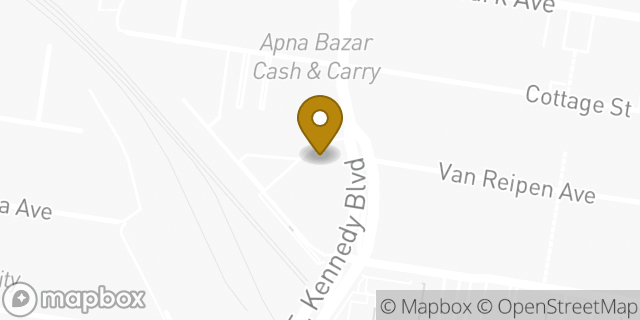 Map showing the location of Chase Bank in Jersey City, NJ 07306