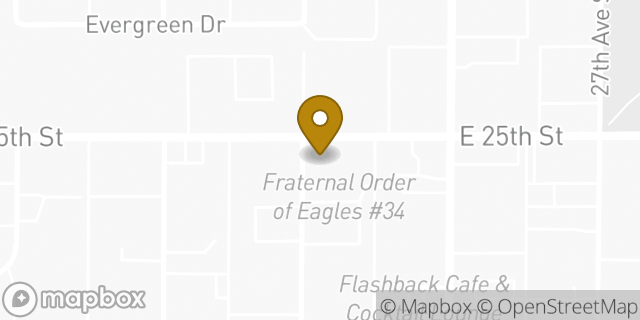 Map showing the location of American Legion Eagles #34 in Minneapolis, MN 55406