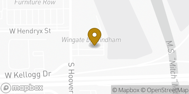 Map showing the location of La Quinta Inn & Suites in Wichita, KS 67209