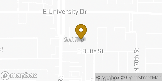 Map showing the location of Amazon Locker - Utopia in Mesa, AZ 85205