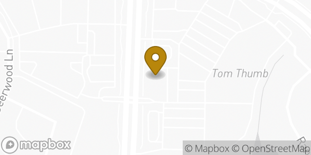 Map showing the location of Tom Thumb Express in Frisco, TX 75036