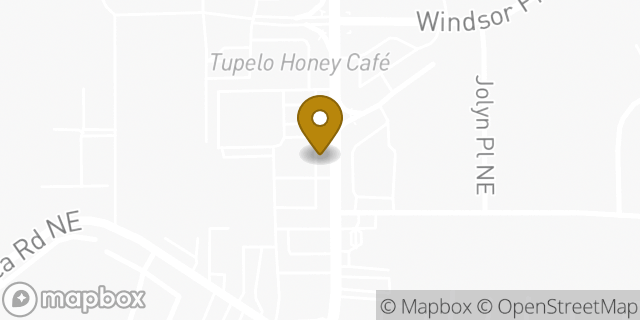 Map showing the location of Starbucks in Sandy Springs, GA 30342