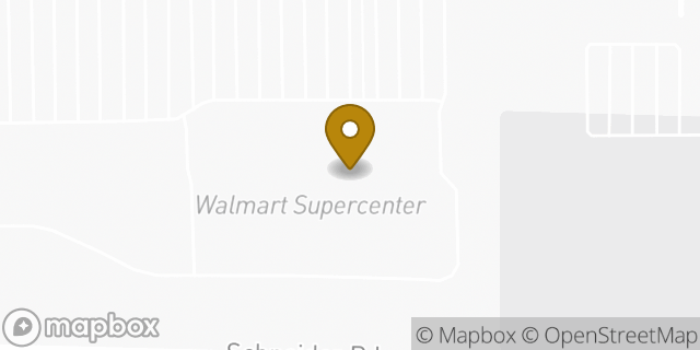 Map showing the location of Dunkin' in Toledo, OH 43614