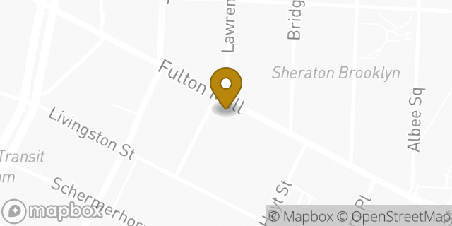 Map showing the location of Foot Locker in Brooklyn, NY 11201
