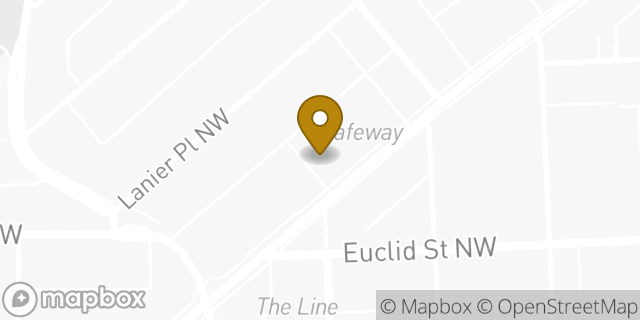 Map showing the location of Amazon Locker - Terrence in Washington, DC 20009