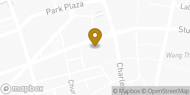 Map showing the location of National Car Rental in Boston, MA 02116