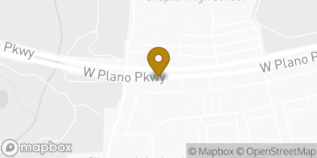 Map showing the location of Creme de la Creme in Plano, TX 75093