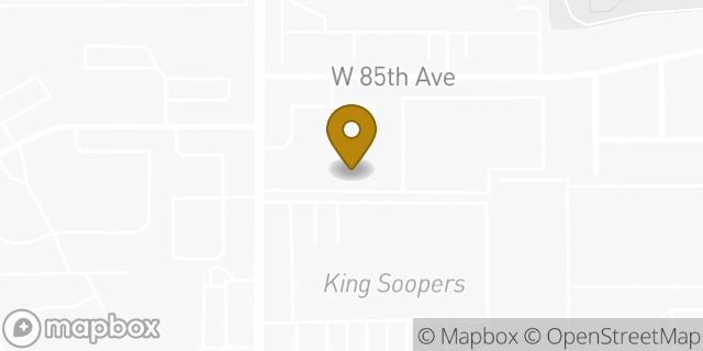 Map showing the location of CubeSmart Self Storage in Federal Heights, CO 80260