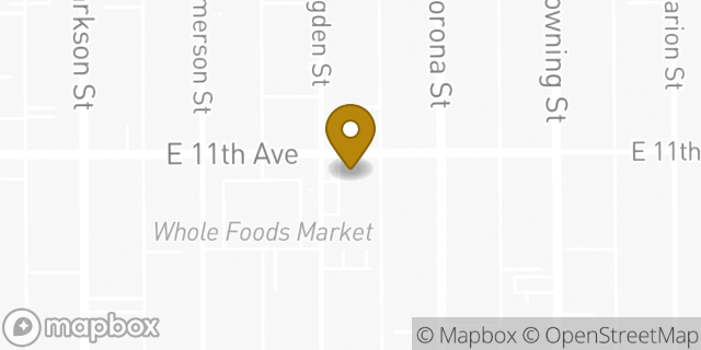 Map showing the location of ATM 7ELEVEN, INC. in Denver, CO