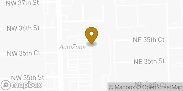 Map showing the location of Amazon Locker - Congregation in Oakland Park, FL 33334