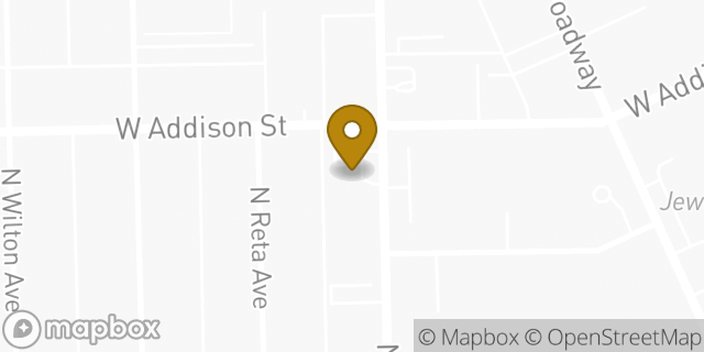 Map showing the location of Amazon Locker - Truth in Chicago, IL 60613