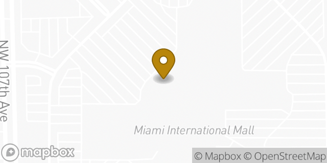 Map showing the location of Kids Foot Locker in Doral, FL 33172