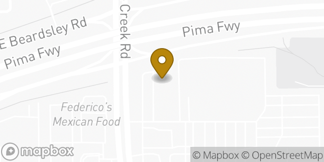 Map showing the location of The UPS Store in Phoenix, AZ 85024
