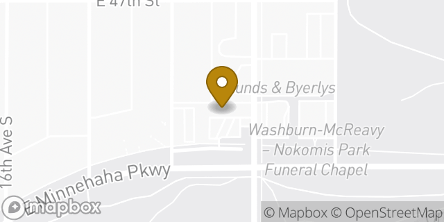 Map showing the location of ATM Speedway in Minneapolis, MN 55407