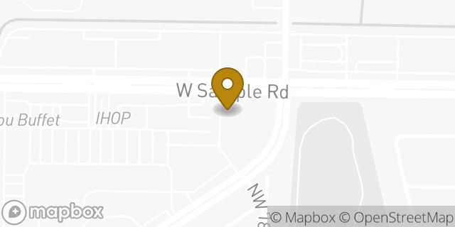 Map showing the location of Amazon Locker - Aj in Coral Springs, FL 33065