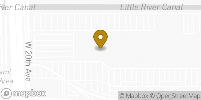 Map showing the location of Sunglass Hut at Macy's in Hialeah, FL 33012