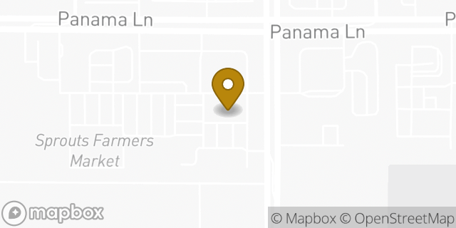 Map showing the location of AutoZone in Bakersfield, CA 93313