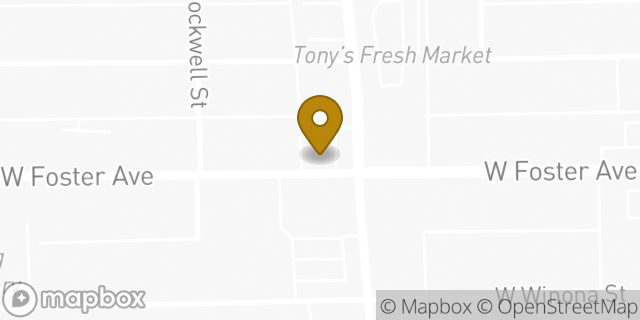 Map showing the location of Baskin-Robbins in Chicago, IL 60625
