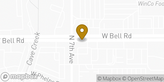 Map showing the location of B7 in Phoenix, AZ 85023