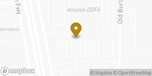 Map showing the location of Amazon Locker - Kinloch in Fort Worth, TX 76140