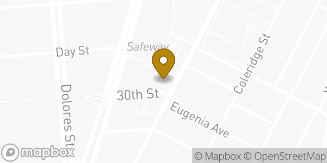 Map showing the location of Walgreens in San Francisco, CA 94110