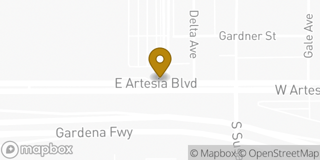 Map showing the location of ATM El Camino College in Compton, CA 90221