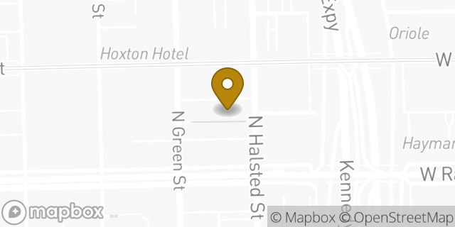 Map showing the location of Amazon Locker - Gabian in Chicago, IL 60607