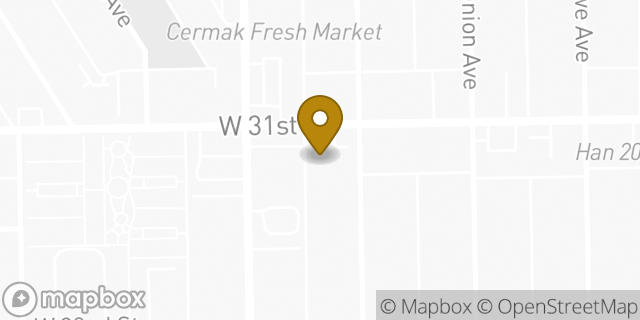 Map showing the location of CVS Pharmacy in Chicago, IL 60616