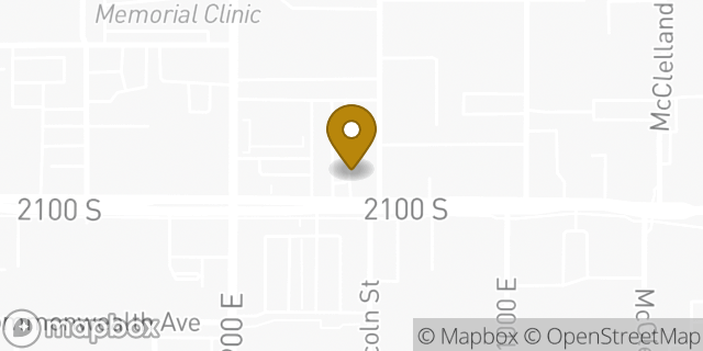 Map showing the location of McDonald's in Salt Lake City, UT 84106