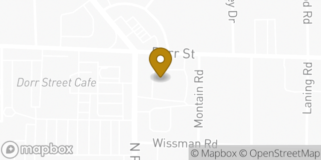 Map showing the location of Walgreens in Toledo, OH 43615
