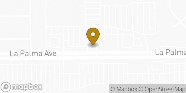 Map showing the location of Starbucks in Buena Park, CA 90620