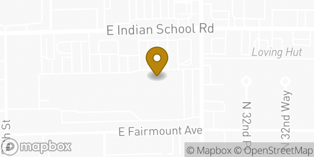 Map showing the location of Amazon Locker - Beanie in Phoenix, AZ 85016