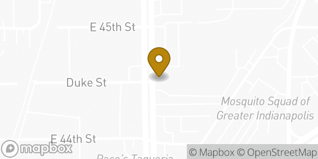 Map showing the location of EZPAWN in Indianapolis, IN 46205