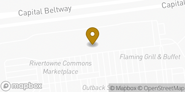 Map showing the location of Amazon Locker - Wae in Oxon Hill, MD 20745