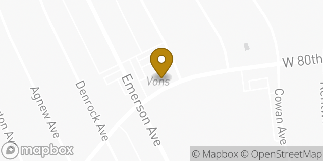 Map showing the location of Vons in Los Angeles, CA 90045