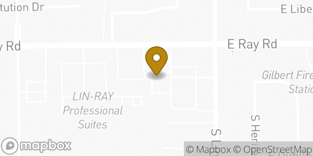 Map showing the location of Amazon Locker - Axis in Gilbert, AZ 85296