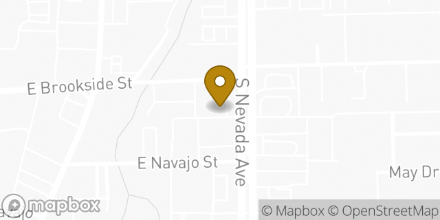 Map showing the location of Subway in Colorado Springs, CO 80905
