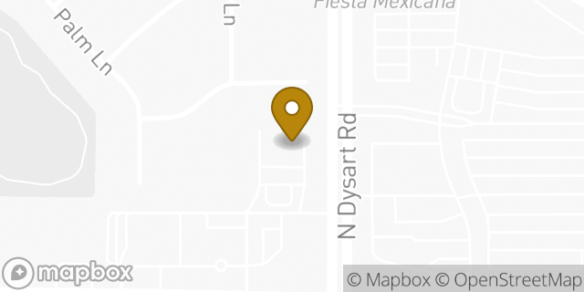 Map showing the location of AutoZone in Goodyear, AZ 85395