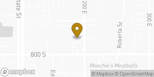 Map showing the location of Amazon Locker - Meridian in Salt Lake City, UT 84111