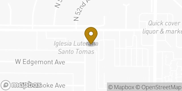 Map showing the location of Amazon Locker - Rowles in Phoenix, AZ 85035
